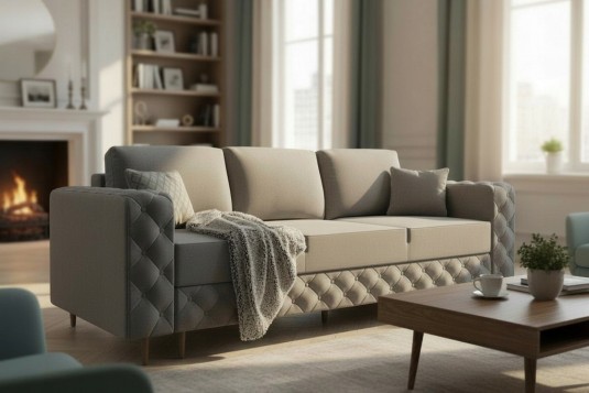 KANAPA SOFA PIKOWANA Z...