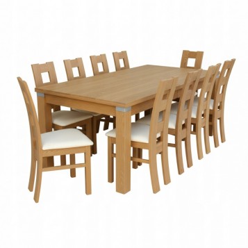 ZESTAW STÓŁ DĘBOWY FORNIR...