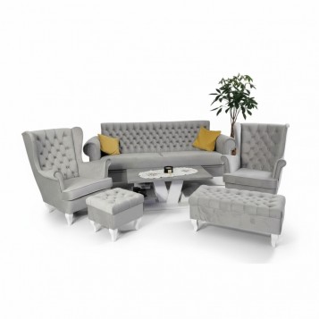 KOMPLET WYPOCZYNKOWY KANAPA...