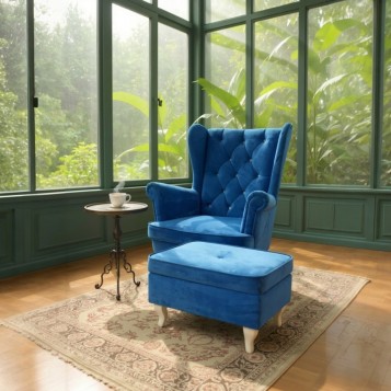 FOTEL USZAK GLAMOUR DLA...