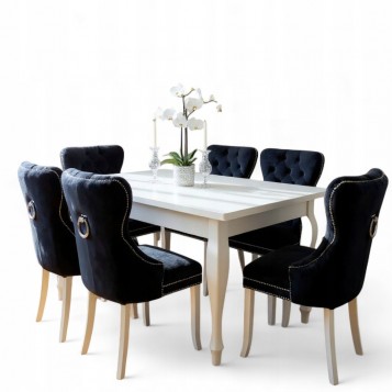 STÓŁ Z KRZESŁAMI 90x160...