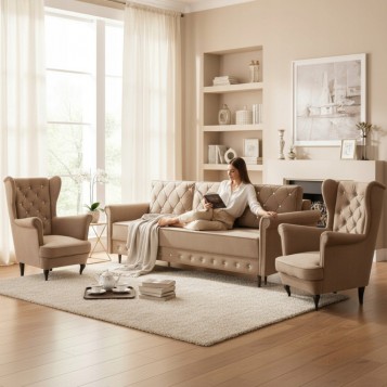 ZESTAW WYPOCZYNKOWY SOFA Z...