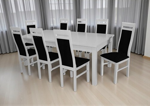 BIAŁY ZESTAW DO SALONU STÓŁ...