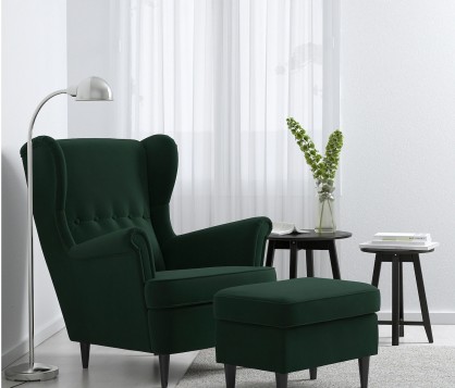 FOTEL USZAK +PODNÓŻEK ZE...