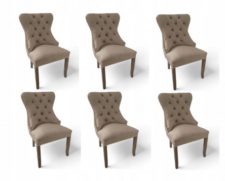 ZESTAW 6 X KRZESŁO PIKOWANE...