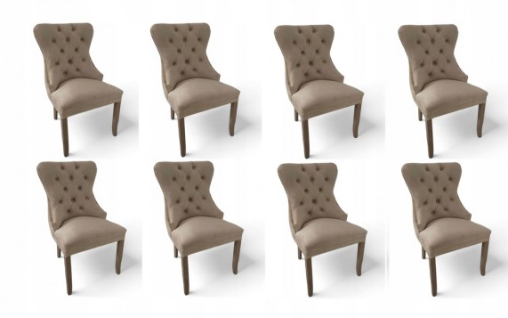 ZESTAW 8 X KRZESŁO PIKOWANE...