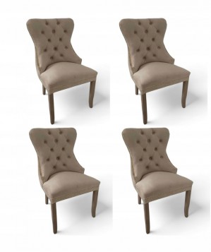 ZESTAW 4 X KRZESŁO PIKOWANE...