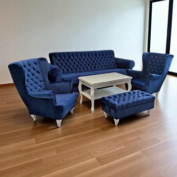 KOMPLET WYPOCZYNKOWY KANAPA...