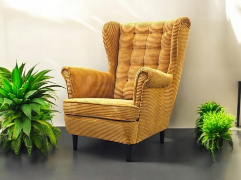 FOTEL USZAK PASY SZTRUKSOWY...