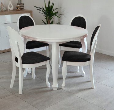 ZESTAW Stół OKRĄGŁY Fi...