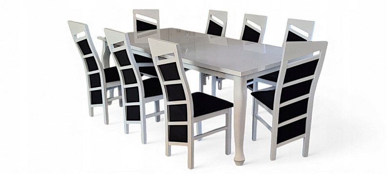 BAŁY ZESTAW STÓŁ100x200/300...