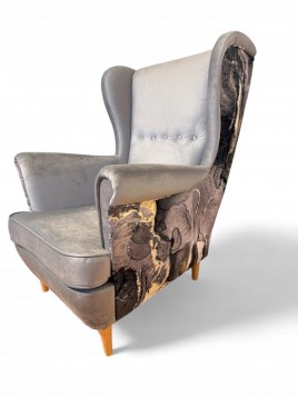 FOTEL USZAK W KLASYCZNYM...