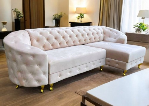 NAROŻNIK GLAMOUR PIKOWANY...