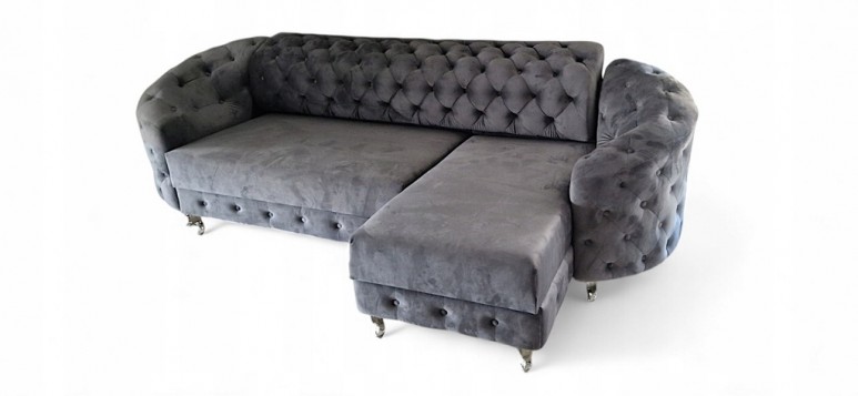 NAROŻNIK GLAMOUR PIKOWANY...