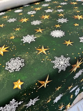 Tkanina świąteczna w...