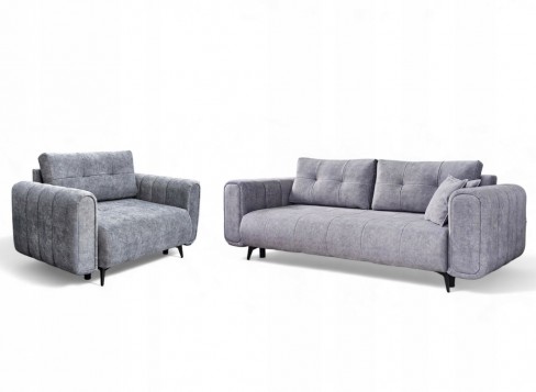 KOMPLET WYPOCZYNKOWY KANAPA...