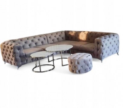 NAROŻNIK PIKOWANY W STYLU...