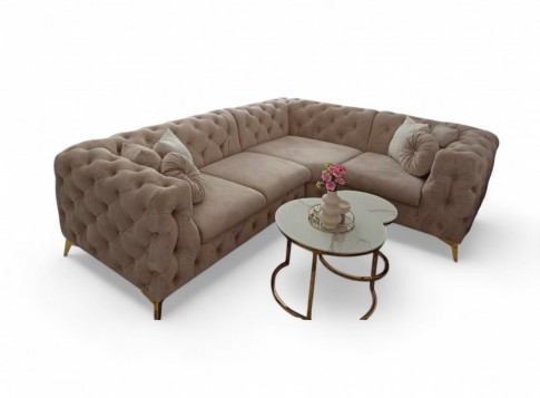 NAROŻNIK PIKOWANY W STYLU...