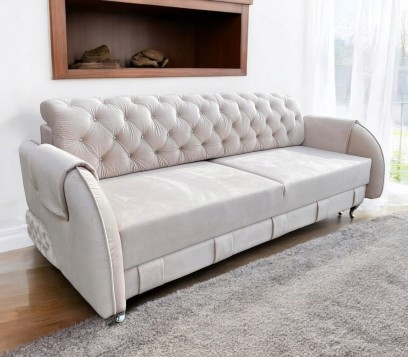 Sofa LUIZA pikowana w stylu...