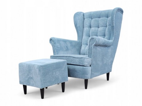 FOTEL USZAK PASY SZTRUKSOWY...