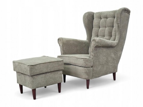 FOTEL USZAK SZTRUKSOWY Z...