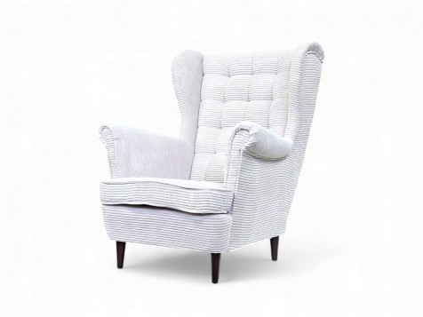 FOTEL USZAK PASY SZTRUKSOWY