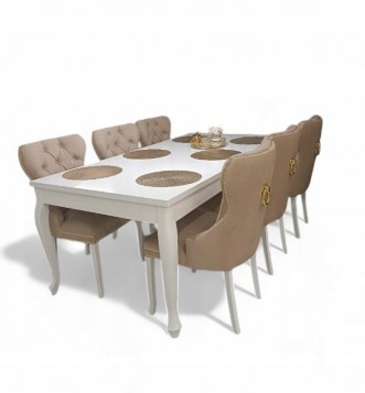 STÓŁ Z KRZESŁAMI DO SALONU...