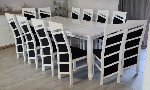 BIAŁY ZESTAW STÓŁ...