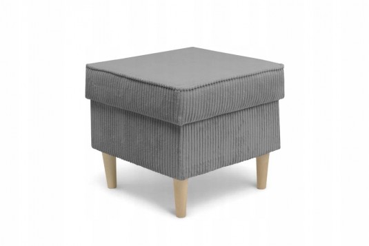 Pufa podnóżek sztruksowy ze...