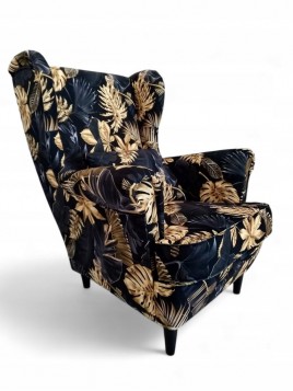 FOTEL USZAK PIKOWANY STYL...