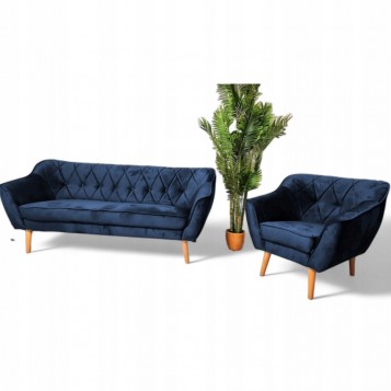 ZESTAW SKANDYNAWSKI SOFA 2...