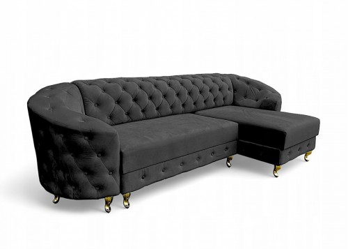 NAROŻNIK GLAMOUR PIKOWANY...