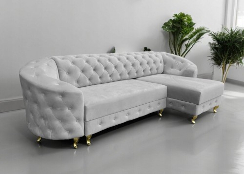 NAROŻNIK GLAMOUR PIKOWANY...