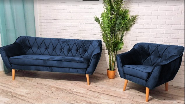 ZESTAW SKANDYNAWSKI SOFA...