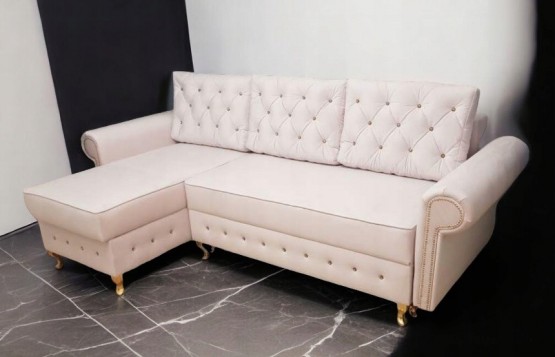 NAROŻNIK GLAMOUR PIKOWANY...