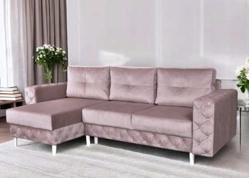 NAROŻNIK GLAMOUR PIKOWANY...