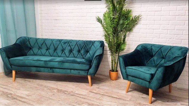 ZESTAW SKANDYNAWSKI SOFA...