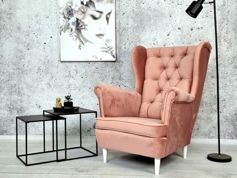 FOTEL USZAK STYL SKANDY...