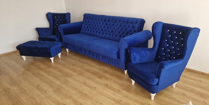 ZESTAW SKANDYNAWSKI KANAPA...