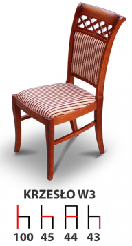 Krzesło z  drewna bukowego...