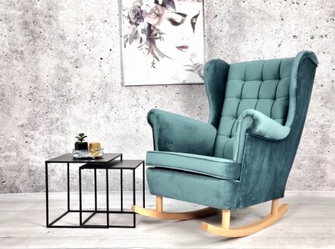 Fotel Uszak bieguny płozy...