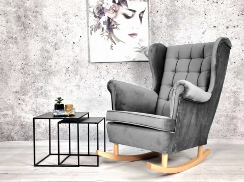 Fotel Uszak bieguny płozy...