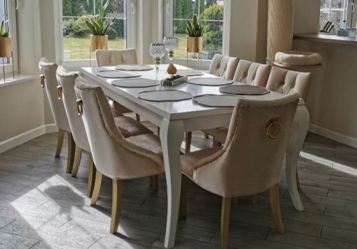 ZESTAW Stół 100x200/300 + 8...