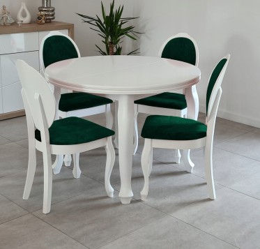 ZESTAW Stół OKRĄGŁY Fi...