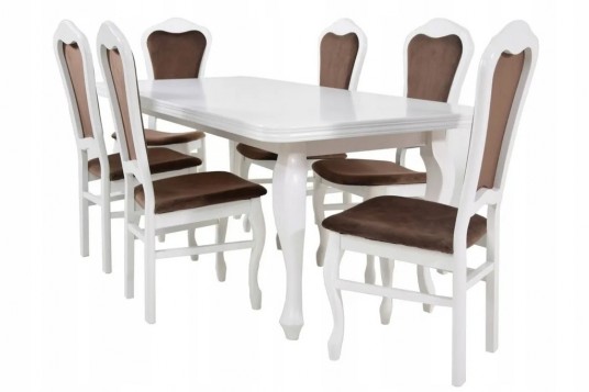 ZESTAW Stół 90x160/240 i 6...