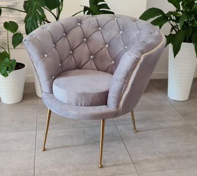 FOTEL MUSZELKA GLAMOUR...