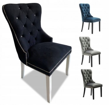 Krzesło pikowane glamoour...