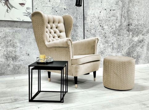 FOTEL USZAK GLAMOUR...