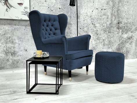 FOTEL USZAK GLAMOUR...