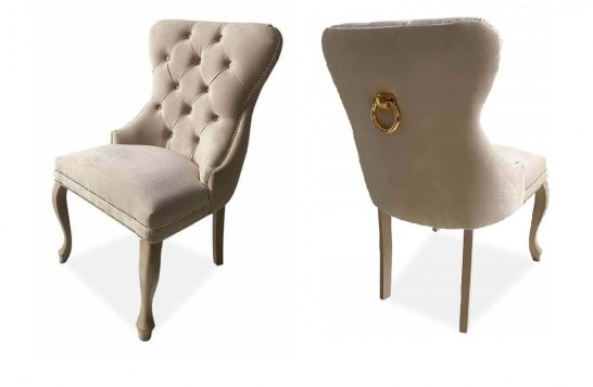 Krzesło pikowane glamoour...